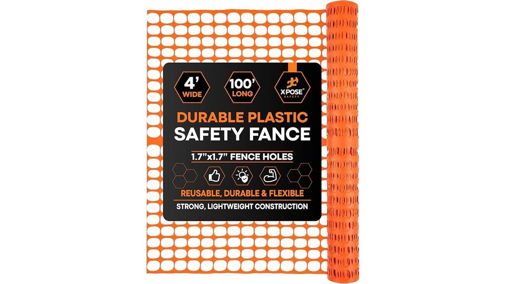 heavy duty orange mesh