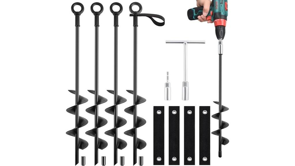heavy duty outdoor anchor set