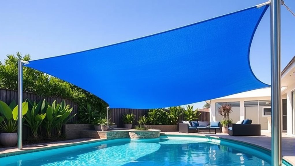 heavy duty pool shade sails