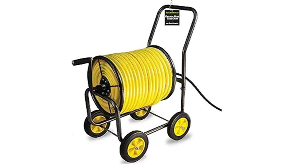 heavy steel hose reel