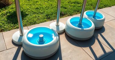 heavy water filled umbrella bases
