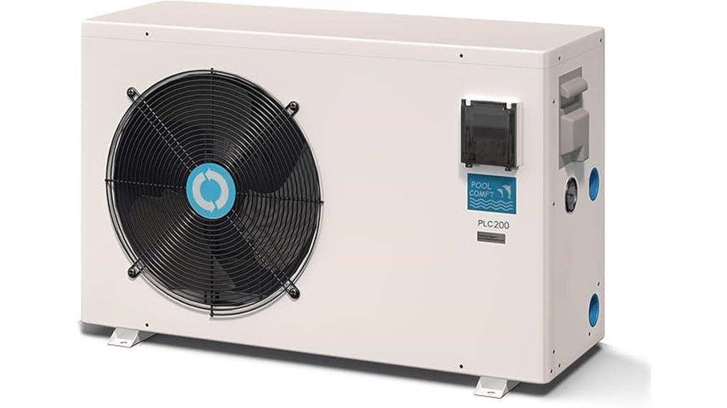 high capacity pool heat pump