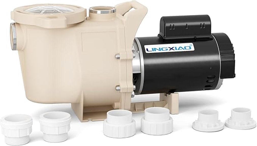 high flow self priming pump