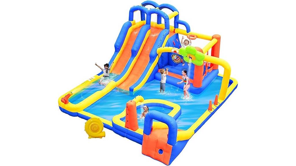 inflatable bounce house slides