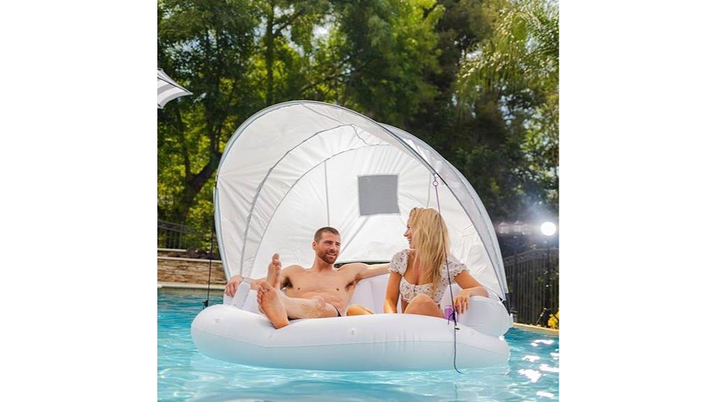 inflatable cabana for two