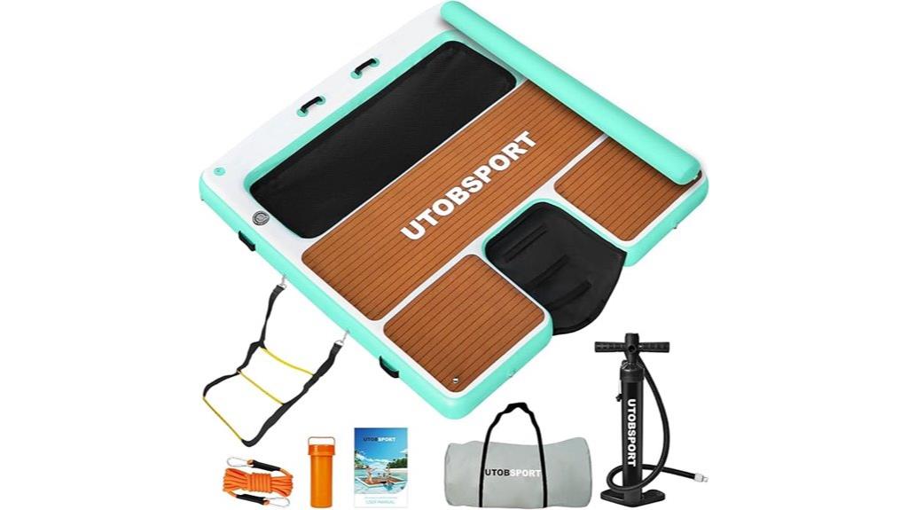 inflatable dock with ramp