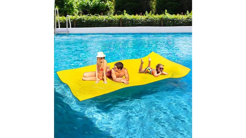 inflatable floating mat tether