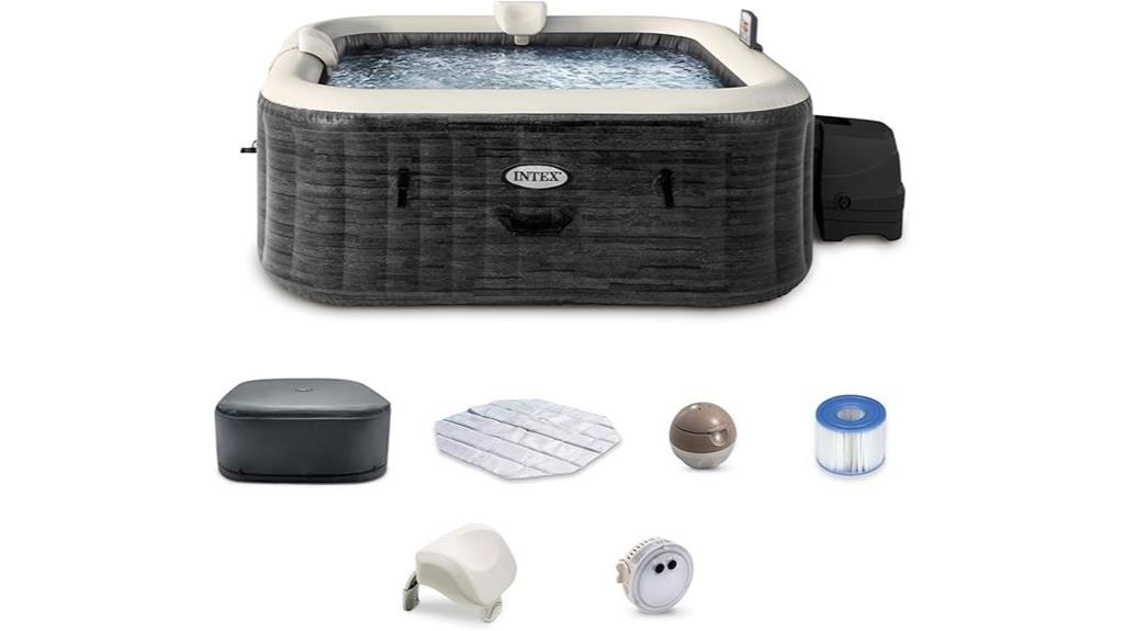 inflatable hot tub