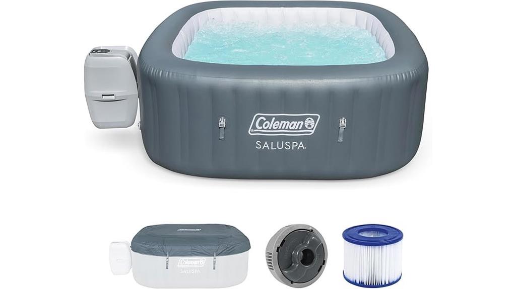 inflatable hot tub four person