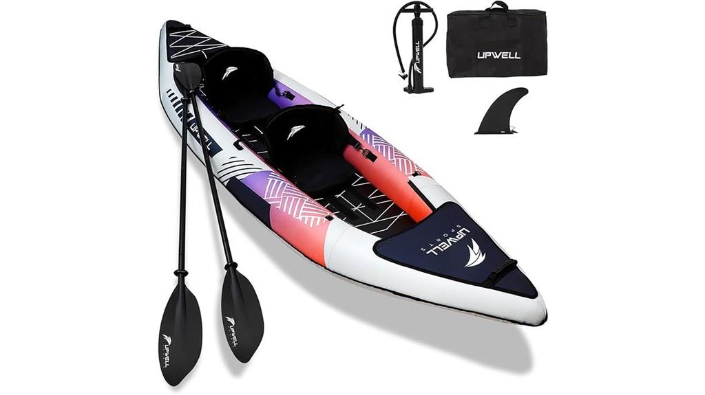 inflatable kayak with accessories