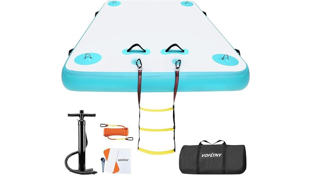 inflatable lake beach dock