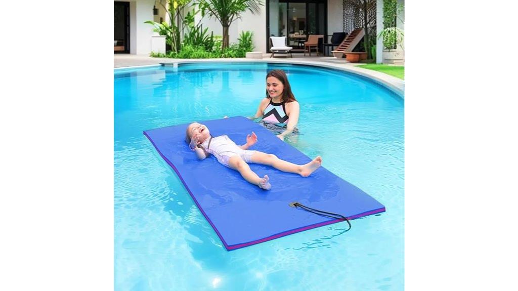 inflatable lily pad mats