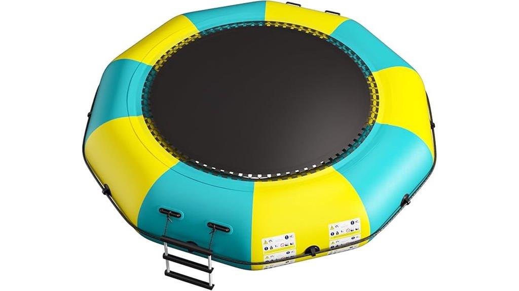 inflatable pool lake trampoline
