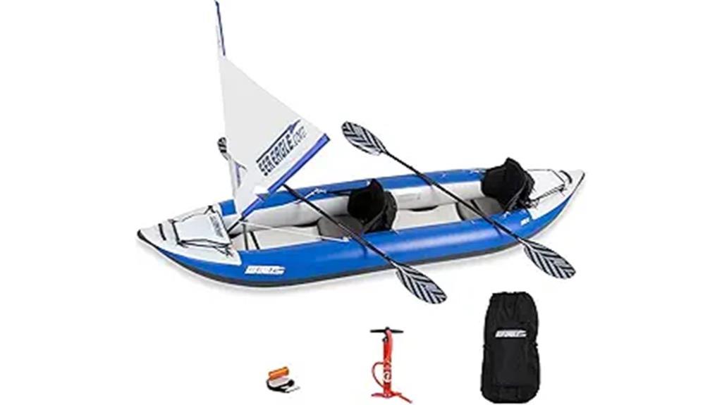 inflatable sea eagle kayak