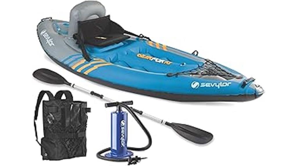 inflatable single kayak