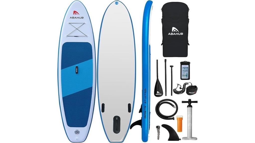 inflatable sup with adjustable paddle