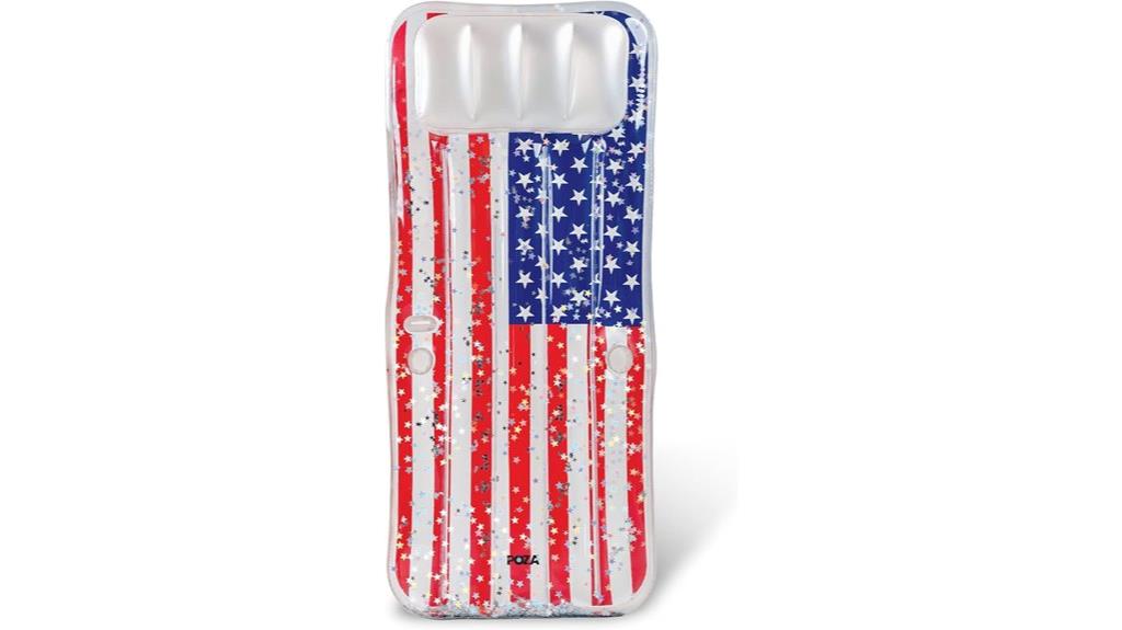 inflatable usa flag mattress