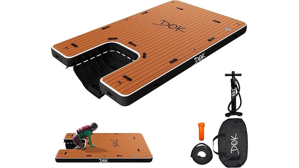 inflatable water access platform