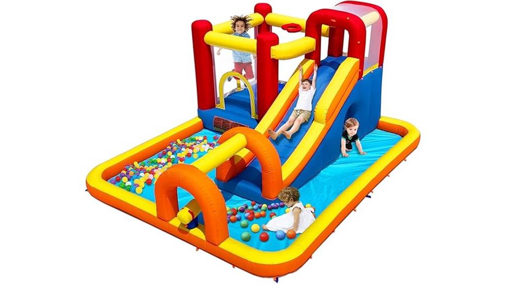 inflatable water bounce park