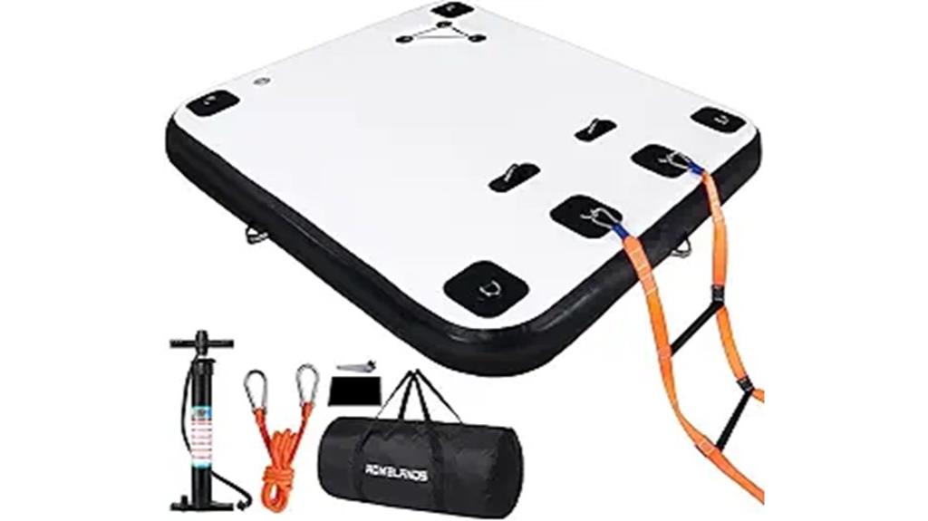 inflatable water recreation platform