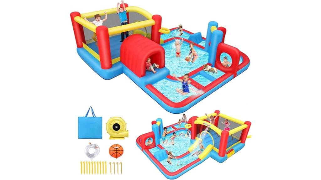 inflatable water slide