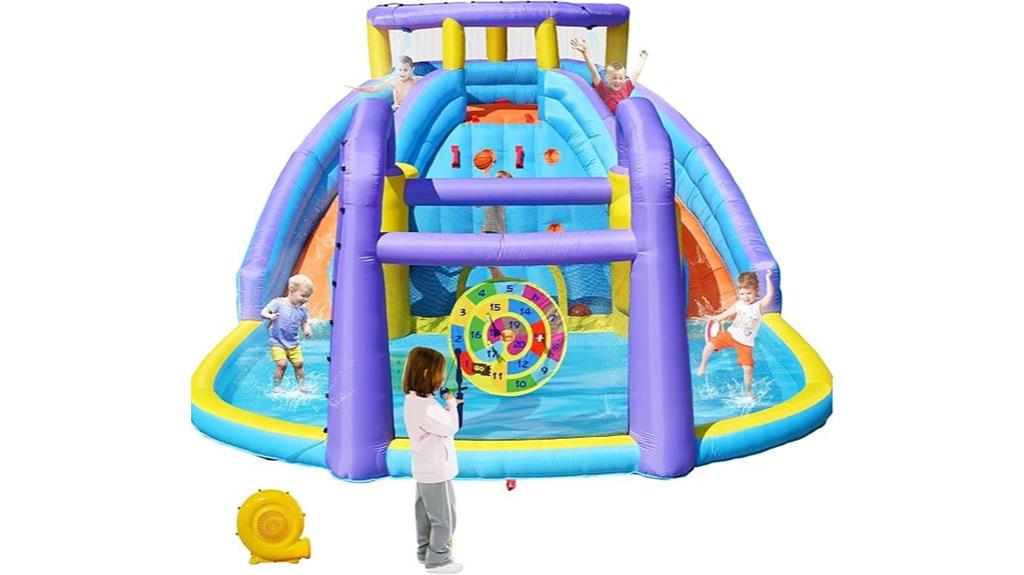 inflatable water slide combo