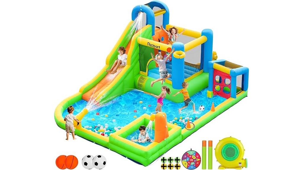 inflatable water slide combo