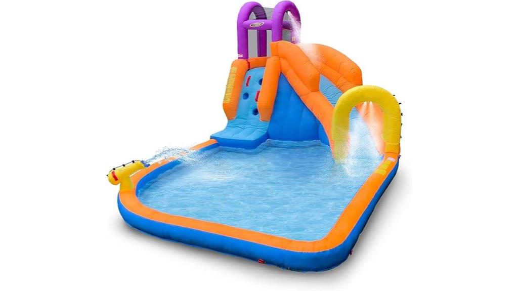 inflatable water slide fun