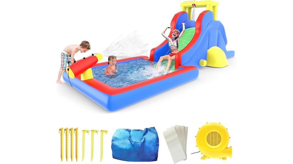 inflatable water slide park