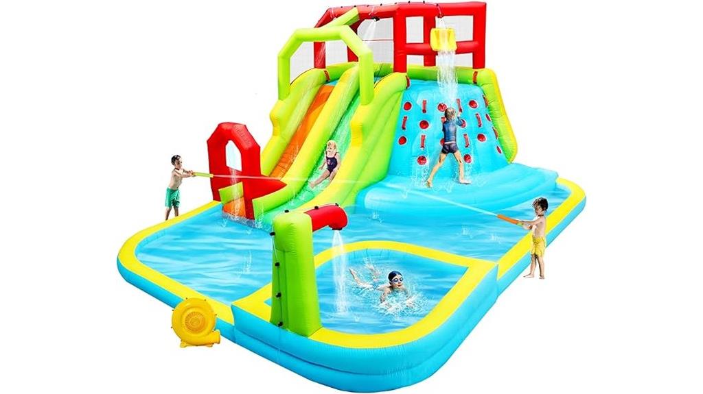 inflatable water slide park
