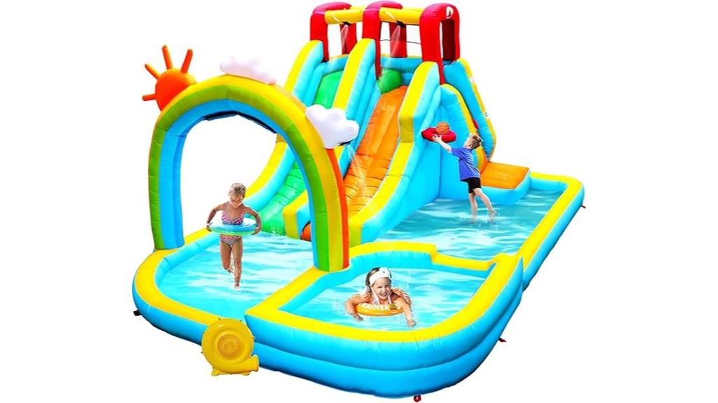 inflatable water slide park