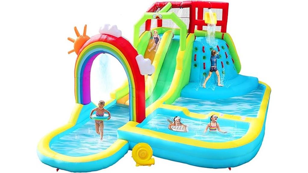 inflatable water slide park