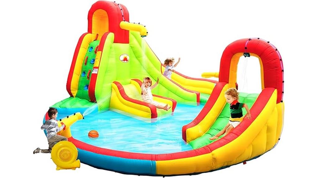 inflatable water slide park