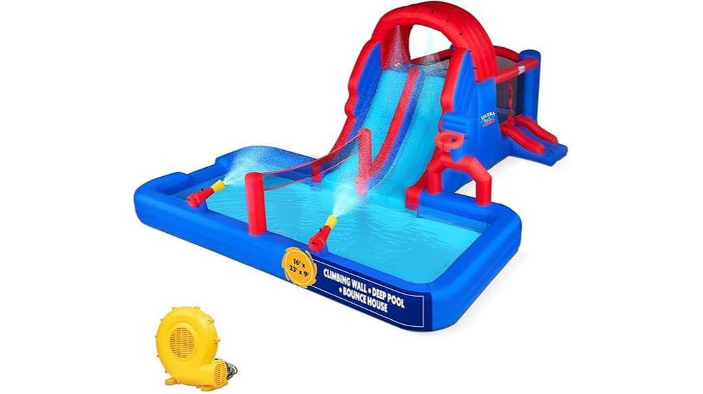 inflatable water slide park