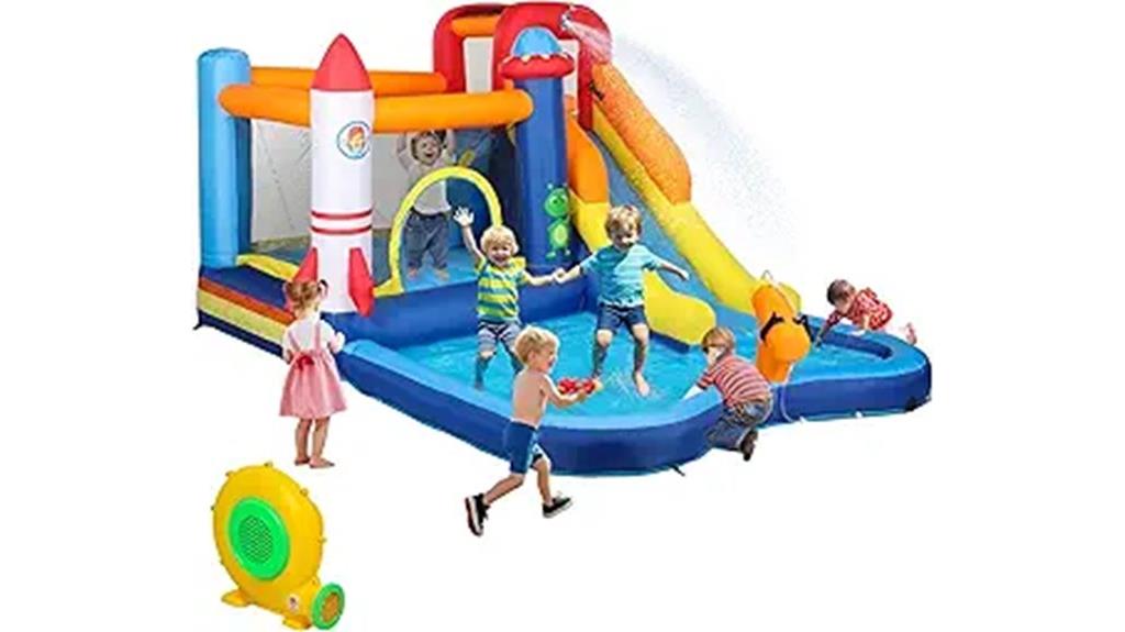 inflatable water slide park