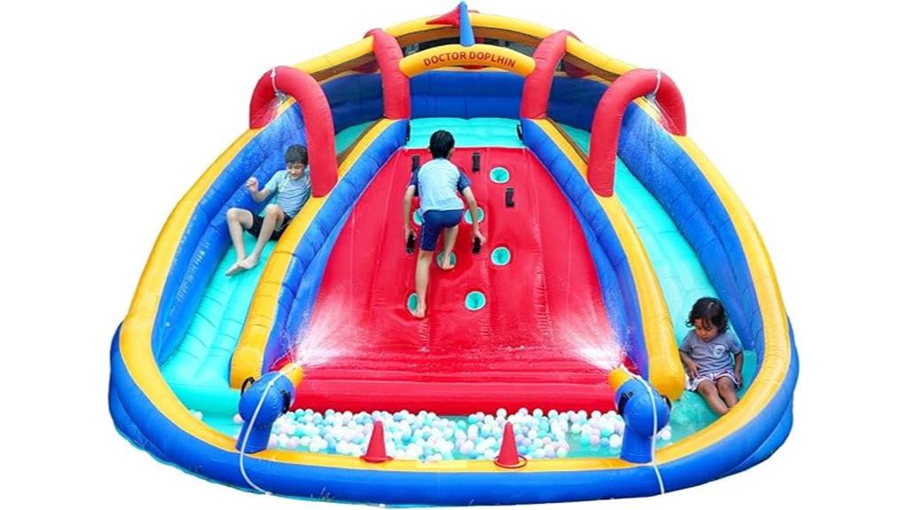 inflatable water slide park
