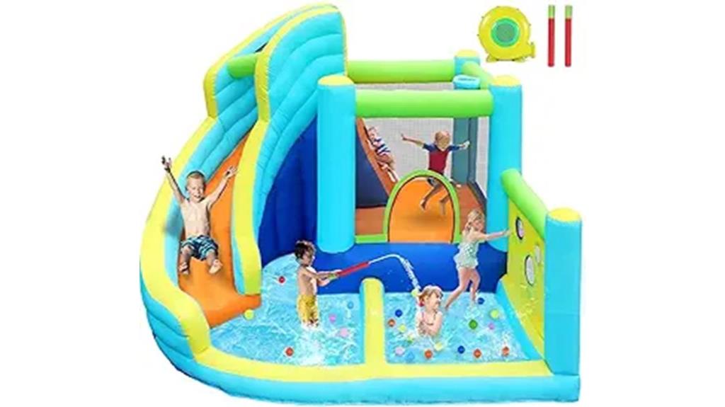 inflatable water slide park