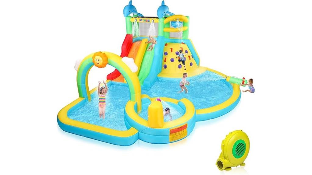 inflatable water slide