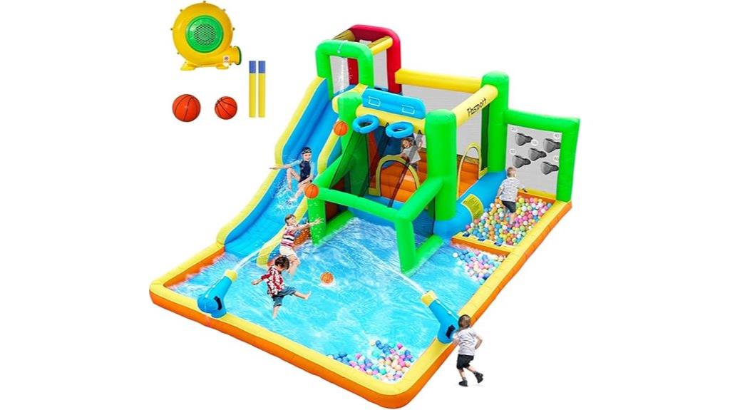 inflatable water slide
