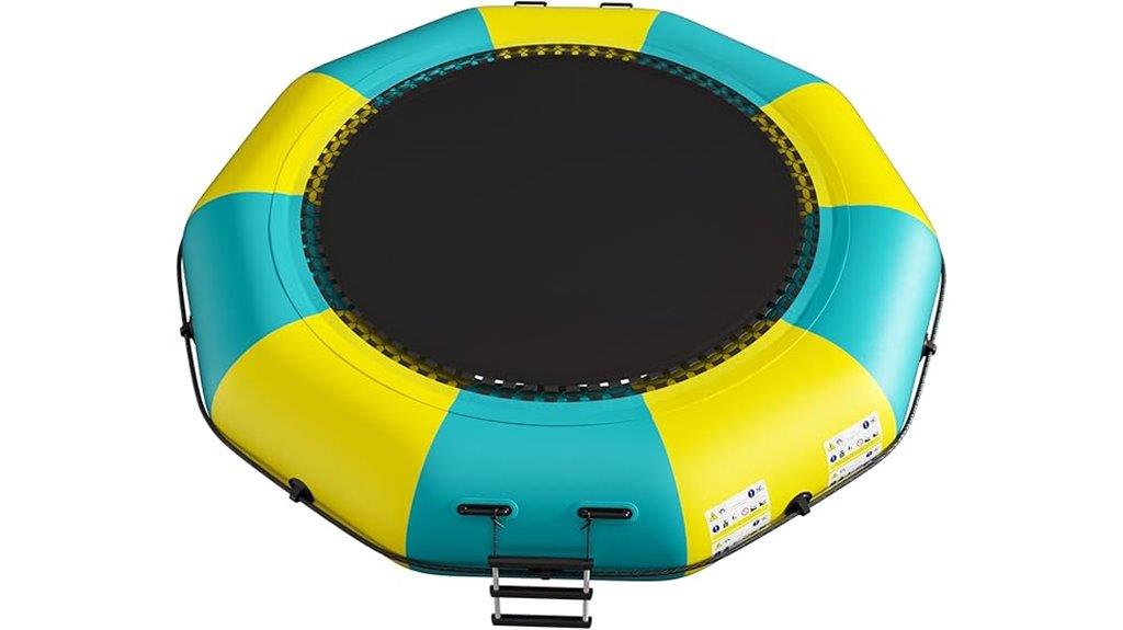 inflatable water trampoline ladder