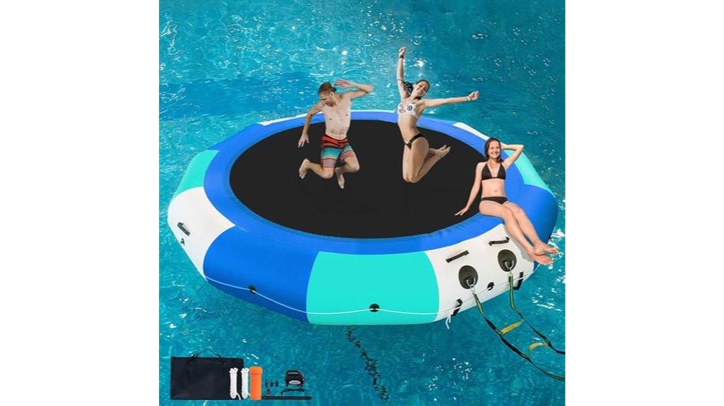 inflatable water trampoline set