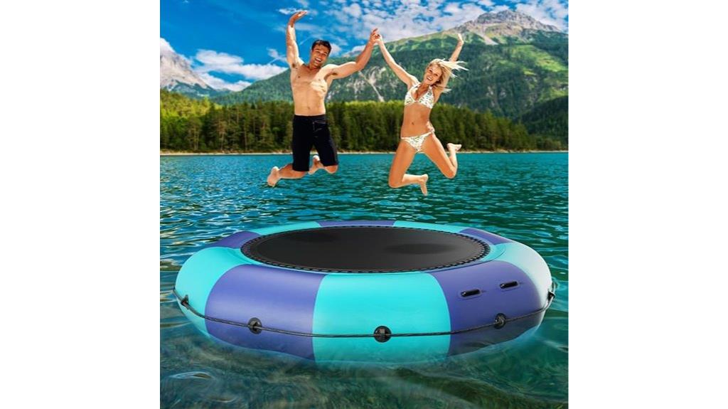 inflatable water trampoline set