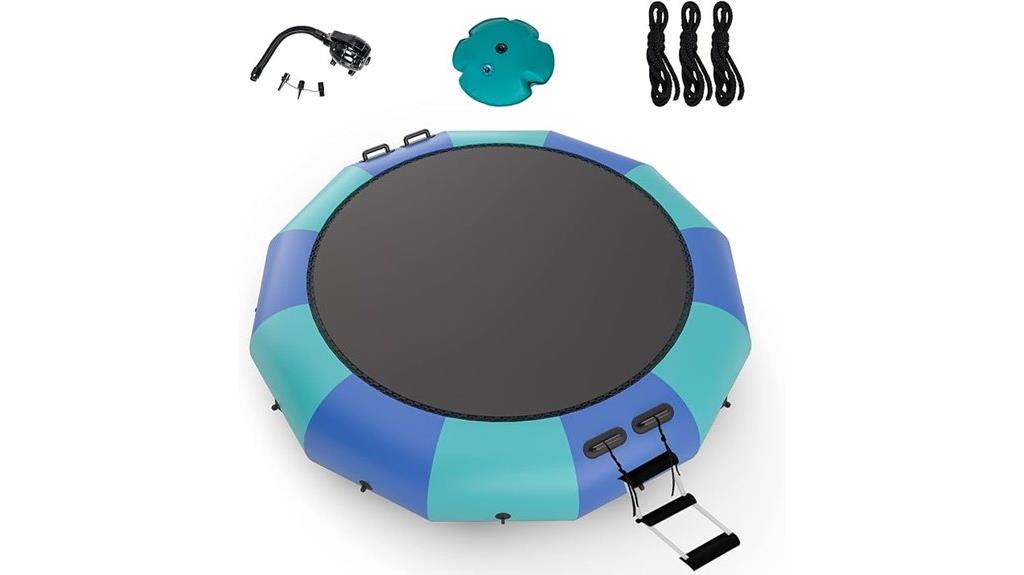 inflatable water trampoline set