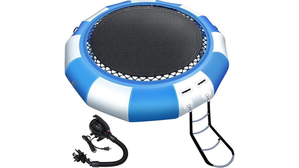 inflatable water trampoline set