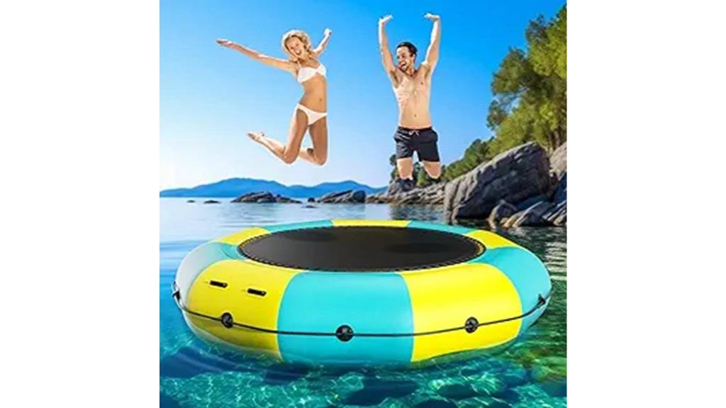 inflatable water trampoline set