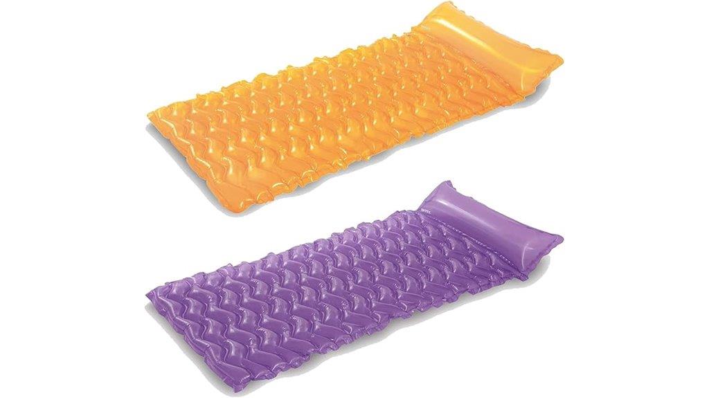 inflatable wave air mats