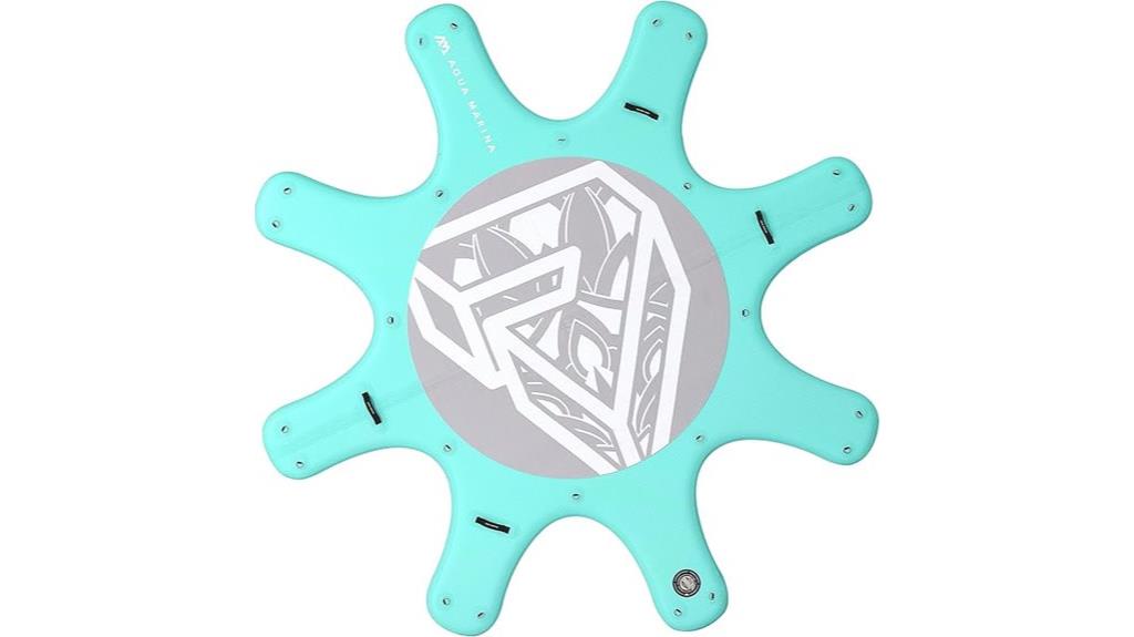 inflatable yoga paddleboard blue