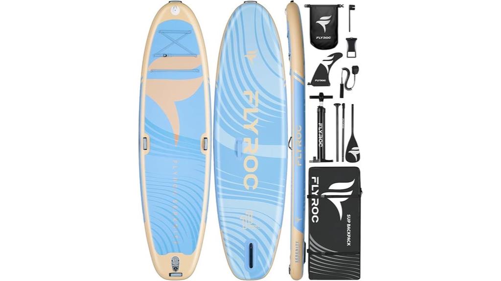 inflatable yoga paddleboard set