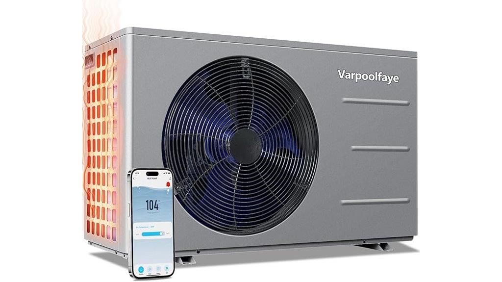 inground wifi pool heater