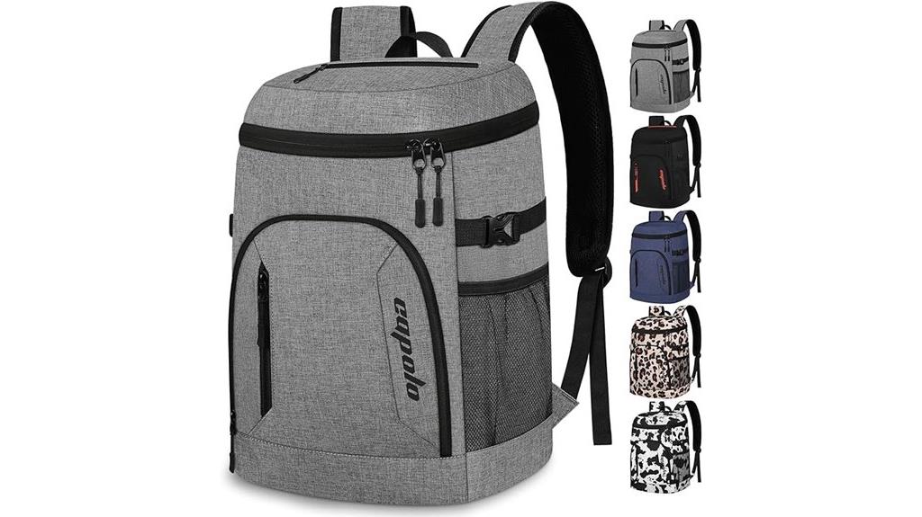 insulated can cooler backpack